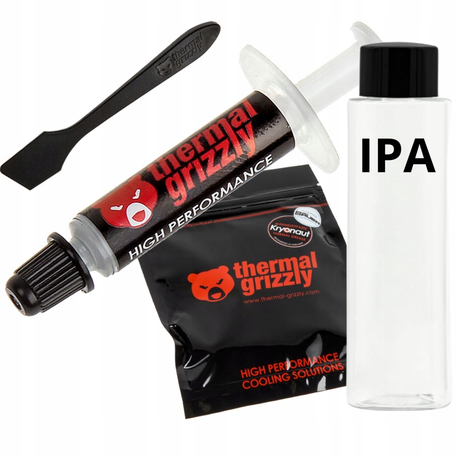 Thermal Grizzly Kryonaut termálna pasta 1g + TECHIUM IPANOL odstraňovač alkoholu izopropylalkohol 100ml